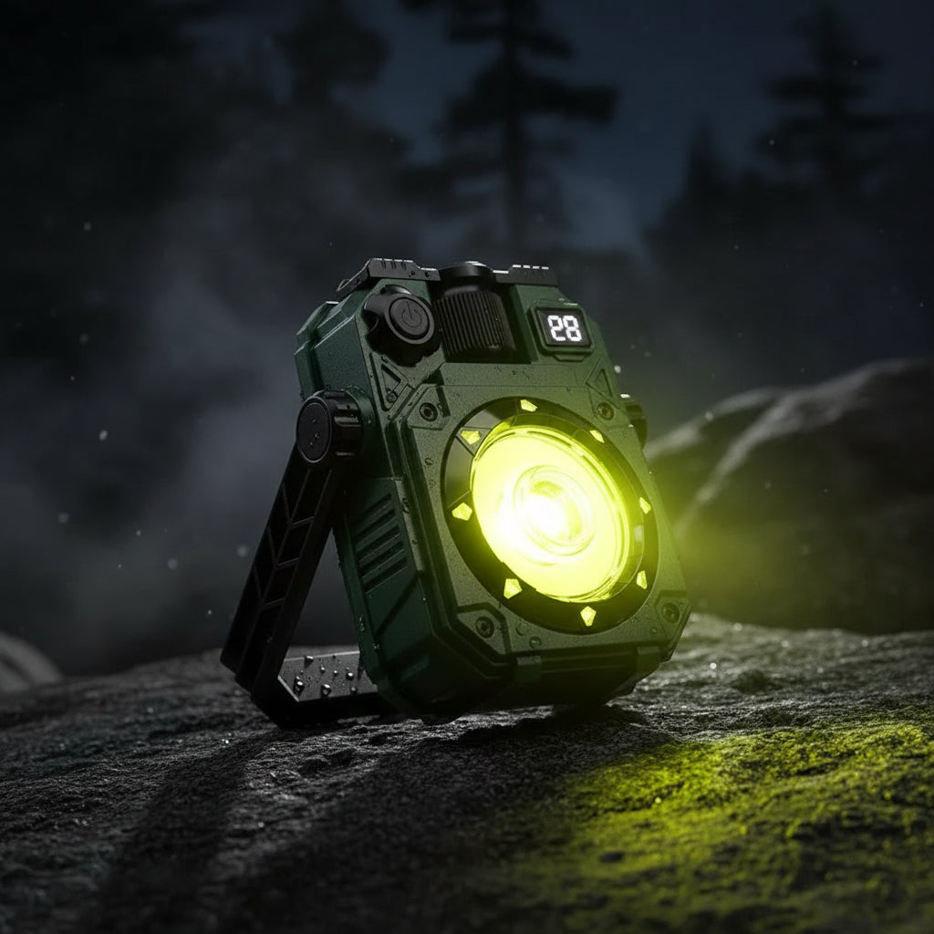 Solar LED Camping Lantern – 6 Modes, Power Bank & Rechargeable