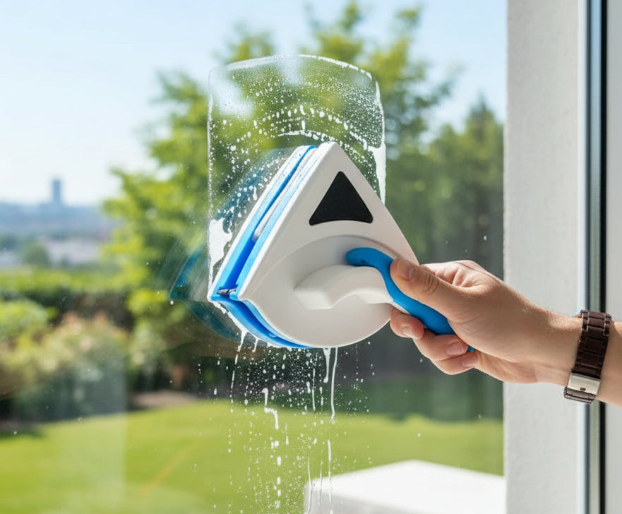 Magnetic Double-Sided Window Cleaner