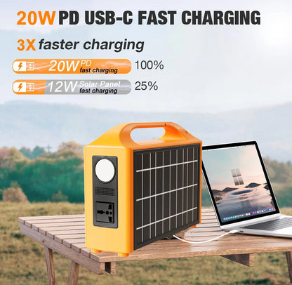 Portable Solar Power Station 100W